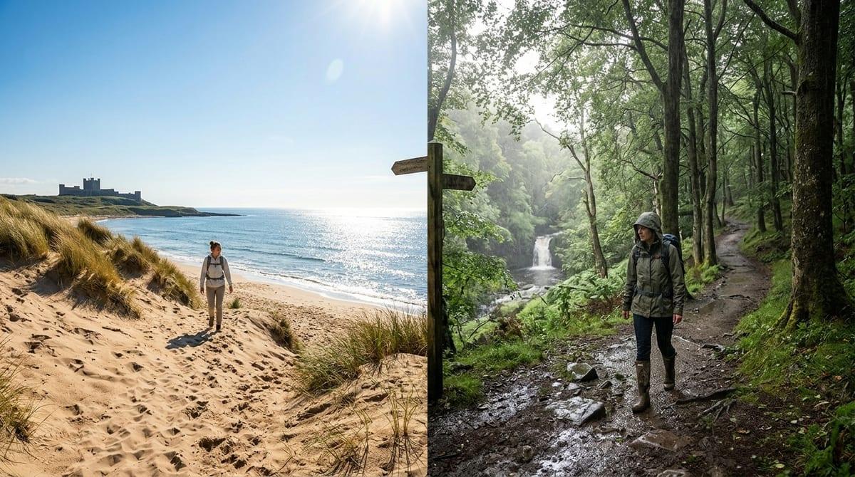 Outdoor Activities in North East England for Rainy and Sunny Days