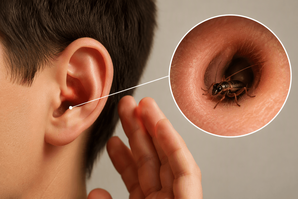 How to Safely Remove a Bug From Your Ear