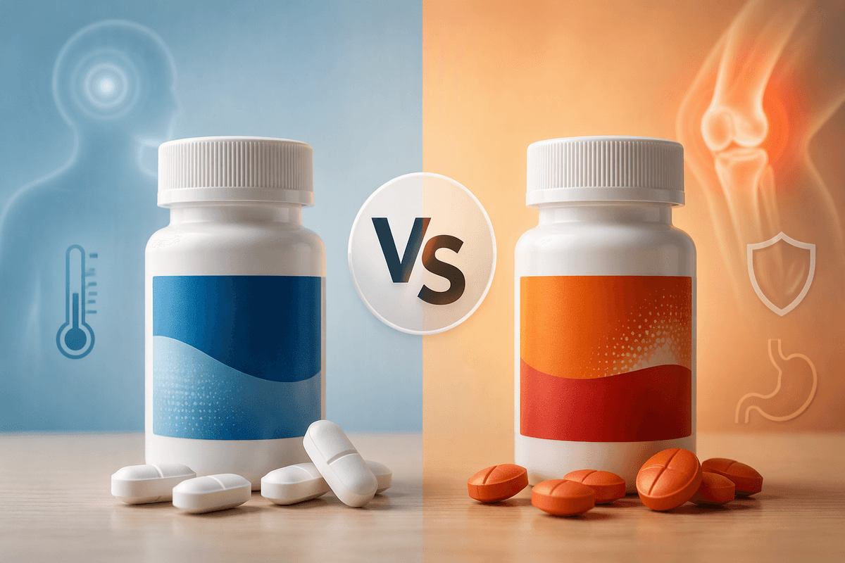 Acetaminophen vs. Ibuprofen: Uses, Differences, and Side Effects