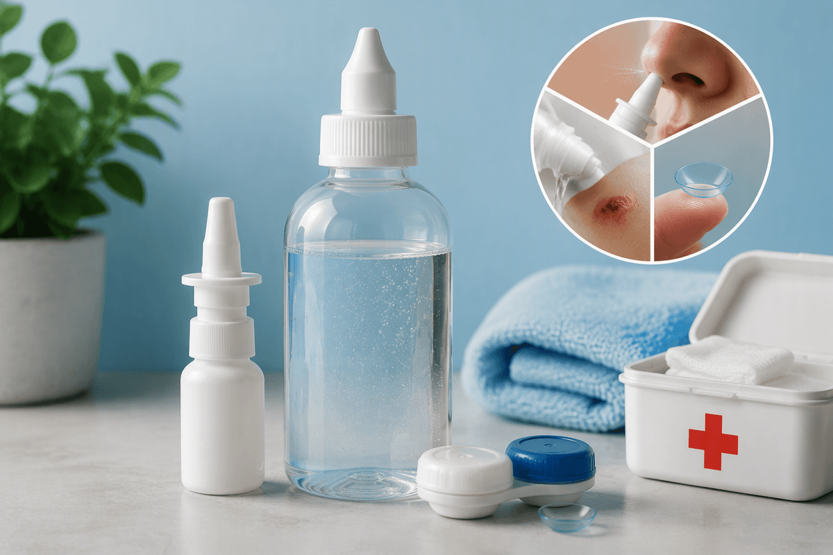 Saline Solution Uses and Instructions