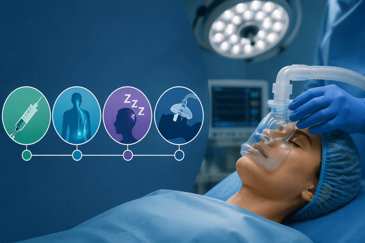 4 Main Types of Anesthesia and How They're Used